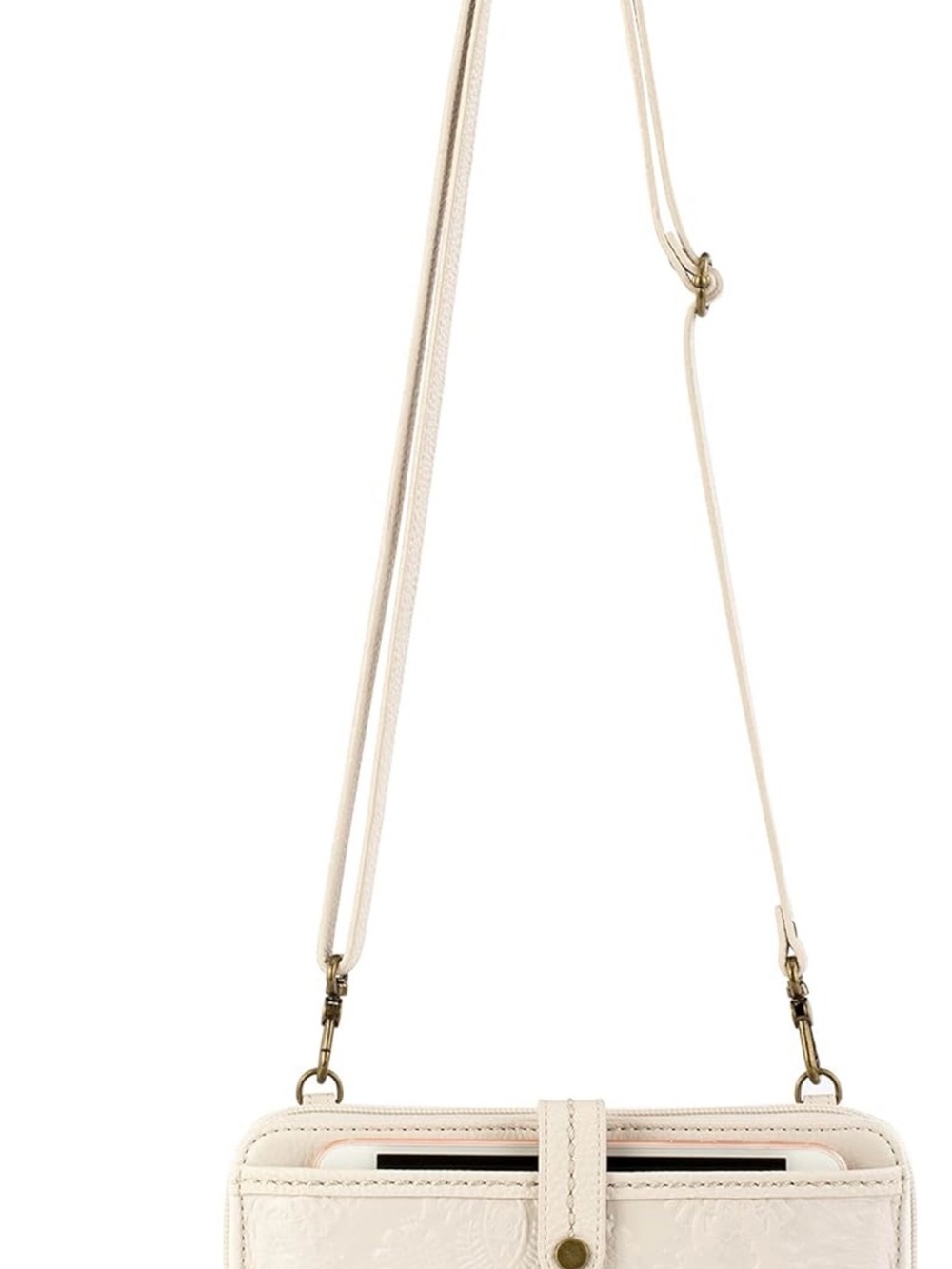 THE SAK Iris Cream Embossed Crossbody Wallet Bag - Picture 2 of 9